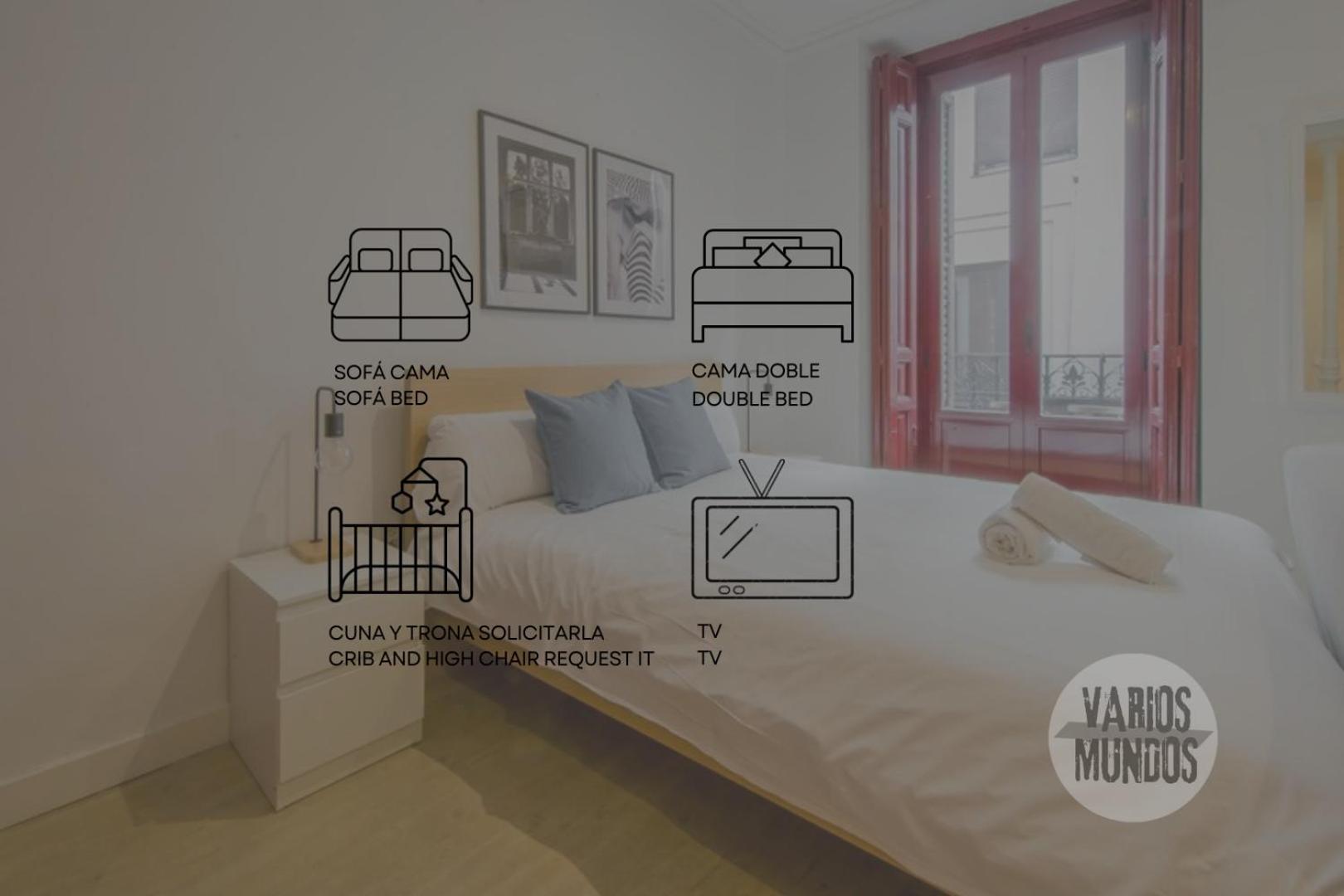 Beautiful Loft Para 3Pax En Huertas-Cortes Madryt Zewnętrze zdjęcie